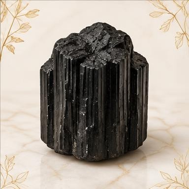 Black Tourmaline natural gemstone