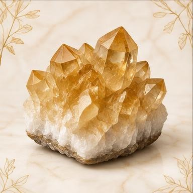 Citrine natural gemstone